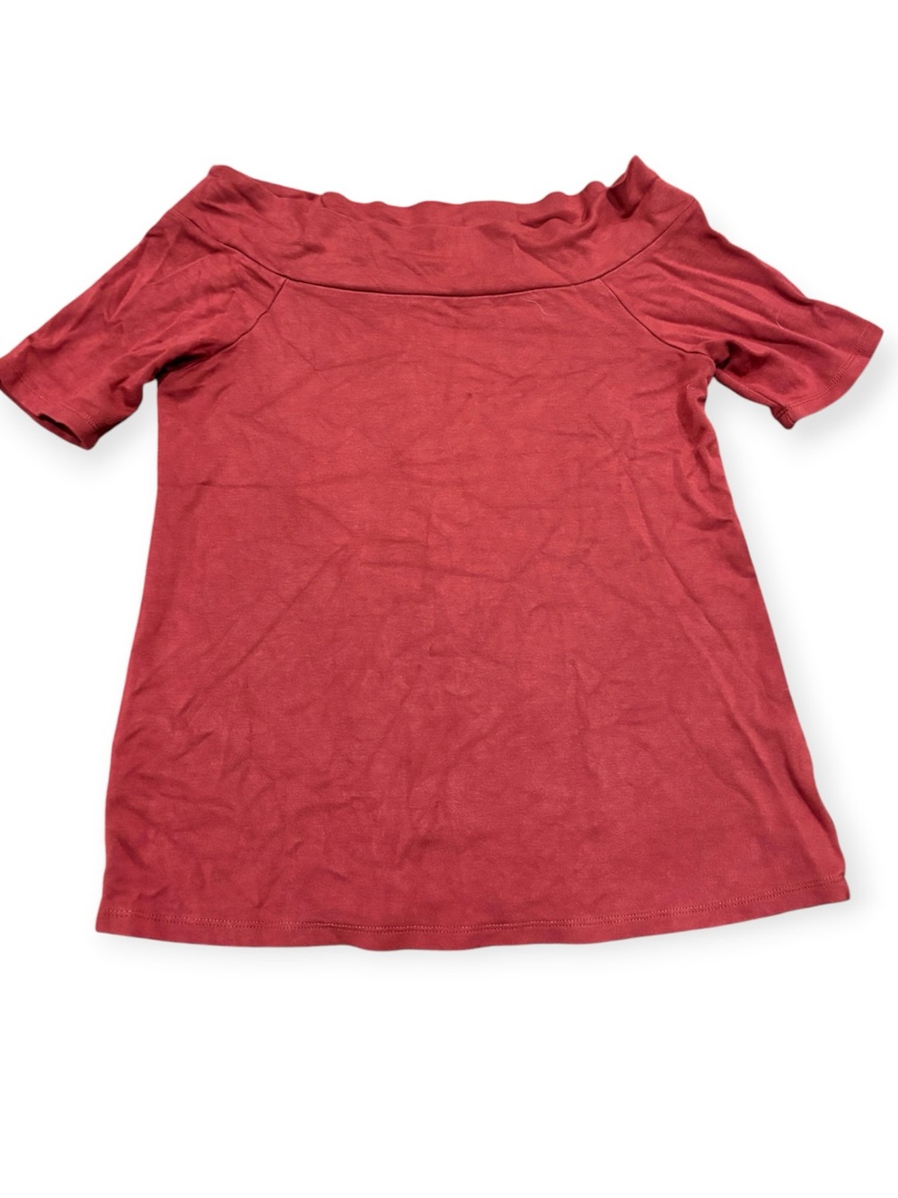 Women's Red Off Shoulder Top Size Medium